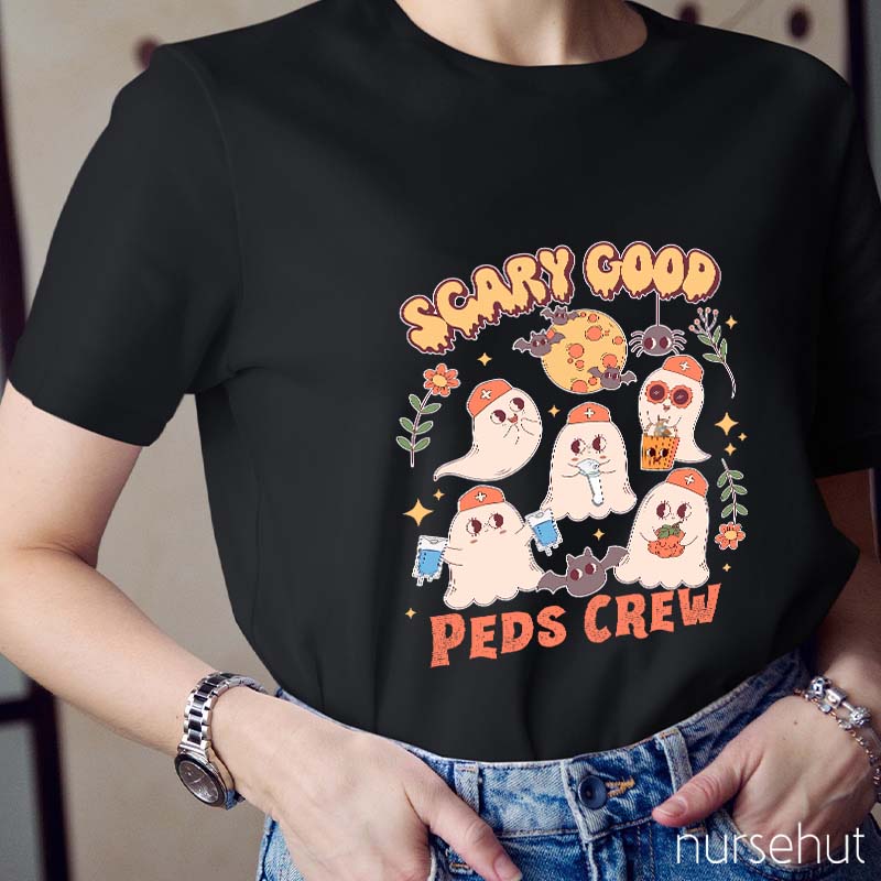 Scary Good Peds Crew Nurse T-Shirt