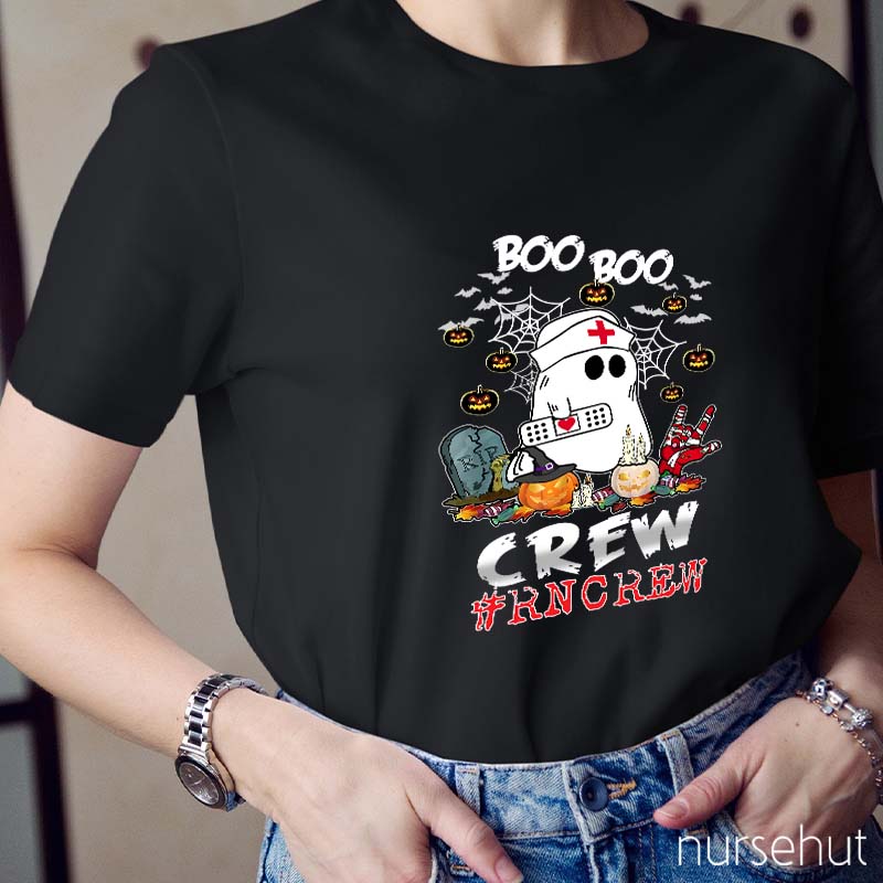 Personalized Boo Crew Nurse T-Shirt