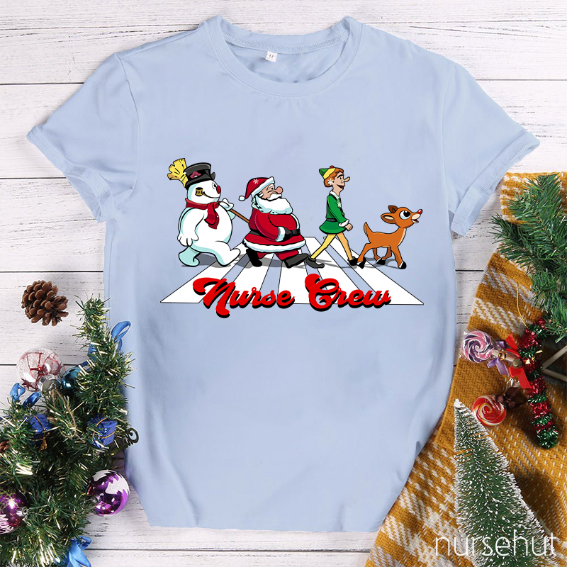 Christmas Nurse Crew Nurse T-Shirt