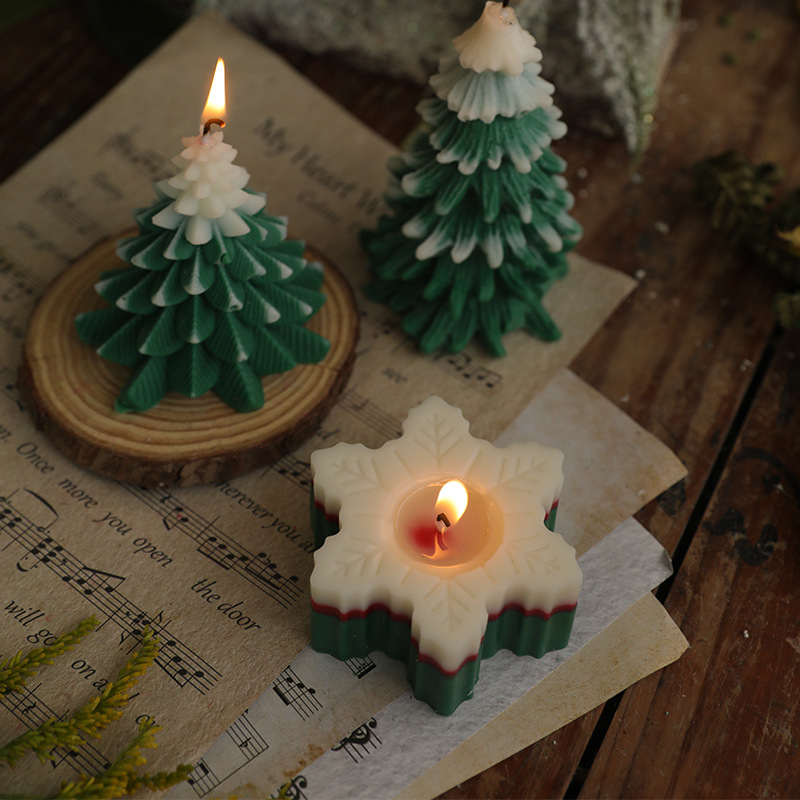 Snowflake Scented Candle Teacher Christmas Decoration
