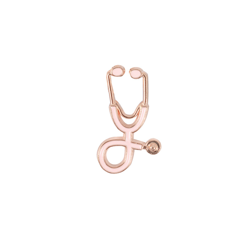 Gold Stethoscope Pin Set