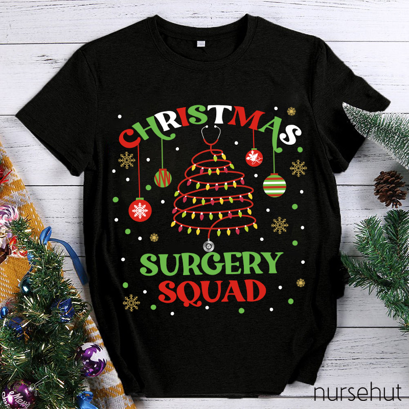 Christmas Surgery Squad Nurse T-Shirt