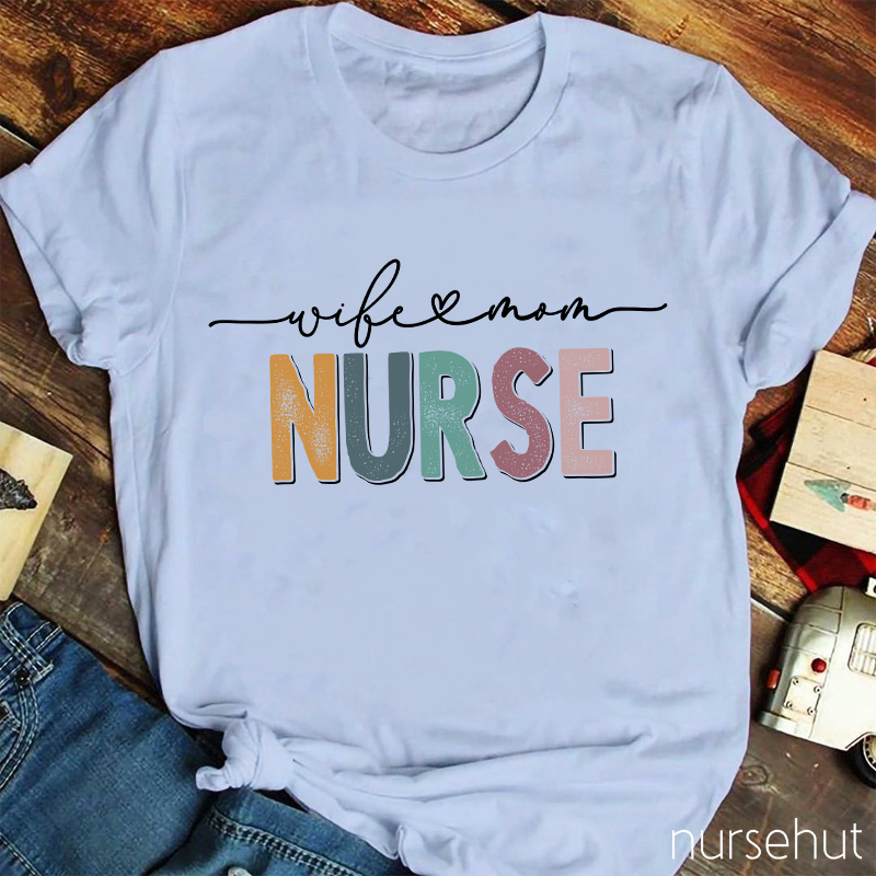 Happy Mother's Day Letter Nurse T-Shirt