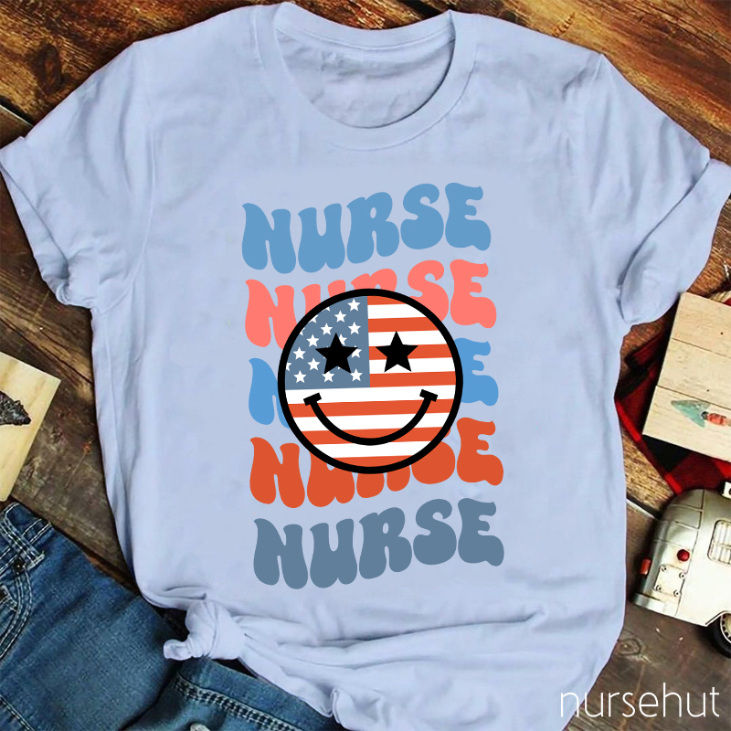 The Fourth Of July Nurse T-Shirt