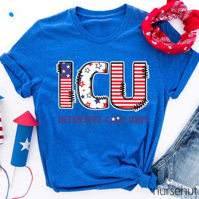 Personalized Flat RN Nurse T-Shirt