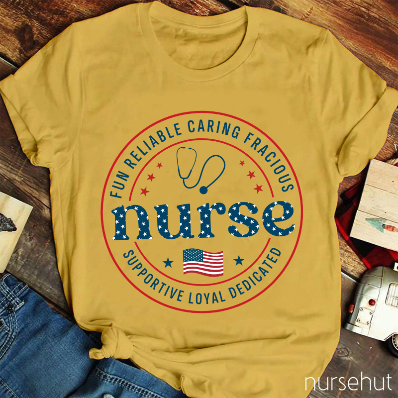 Supportive Loyal Dedicated Nurse T-Shirt