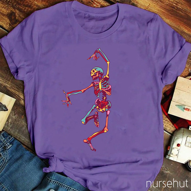Solo Dancing Skeleton Nurse T-Shirt