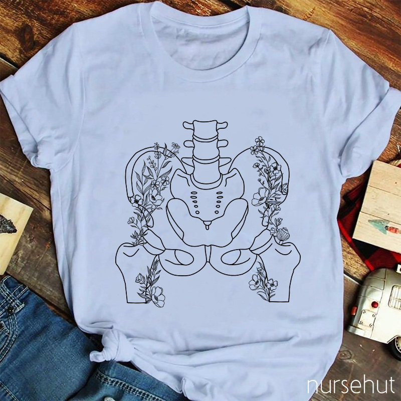 Orthopaedic Flower Nurse T-Shirt