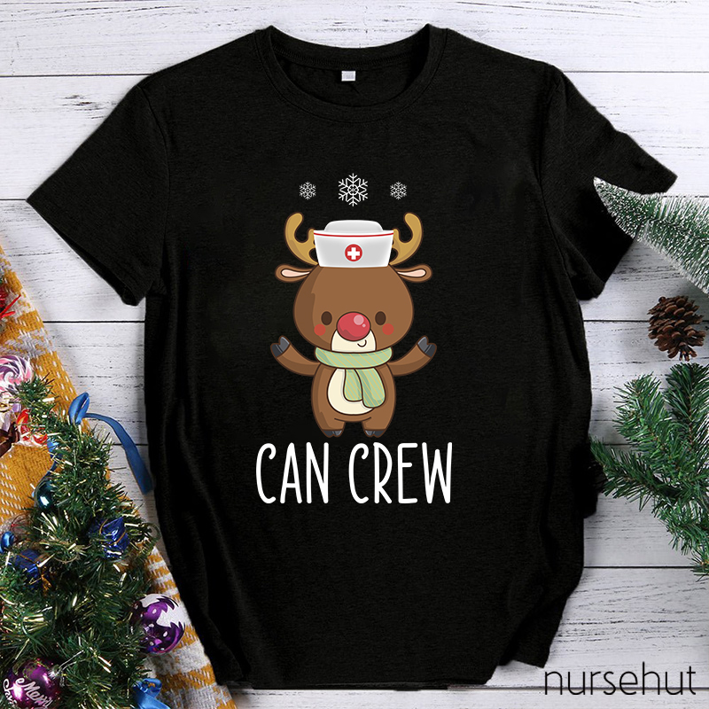 Personalized Christmas Crew Nurse T-Shirt