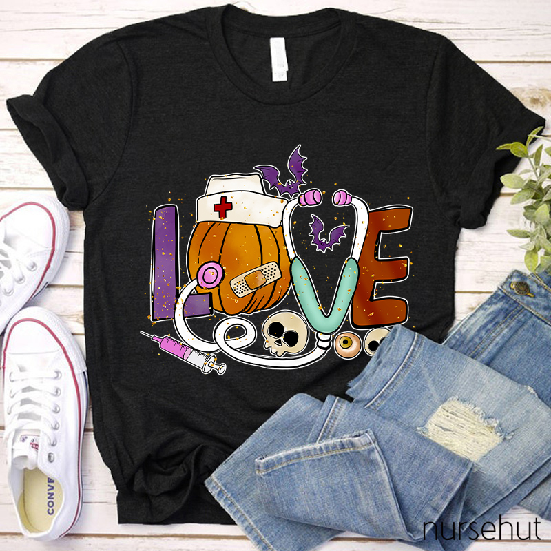 Love Halloween Nurse T-Shirt