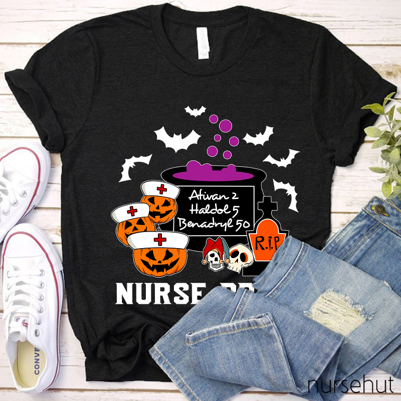 Happy Halloween Crew Nurse T-Shirt