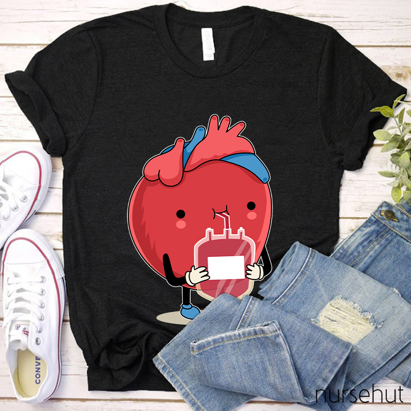 Drinking Hearty Love Nurse T-Shirt