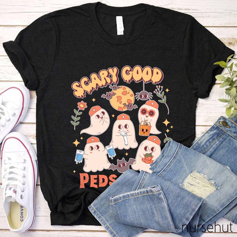 Scary Good Peds Crew Nurse T-Shirt