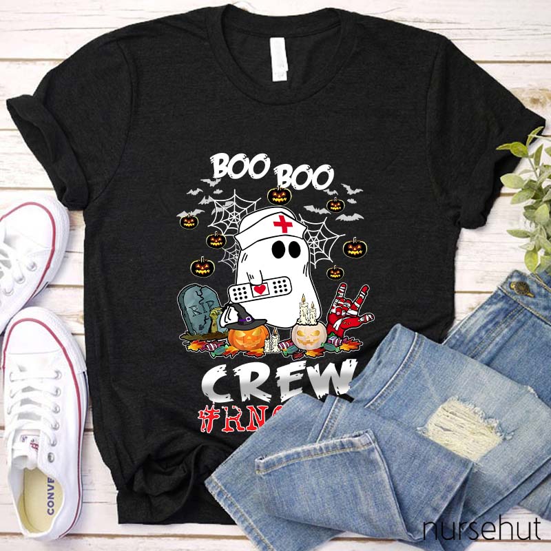 Personalized Boo Crew Nurse T-Shirt