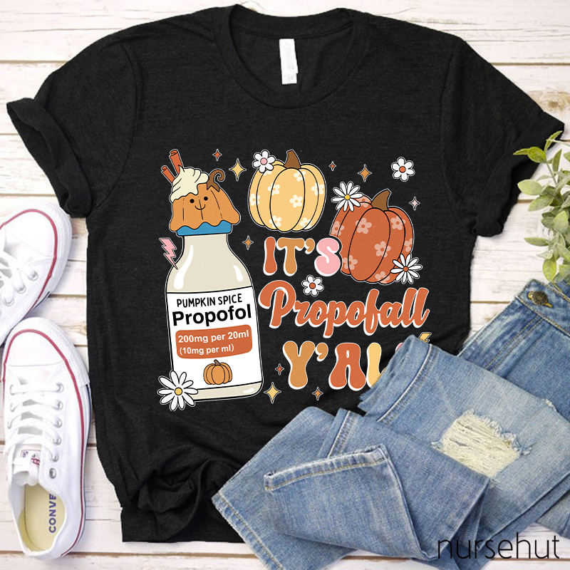 Propofol Halloween Pharmacist  Nurse T-Shirt
