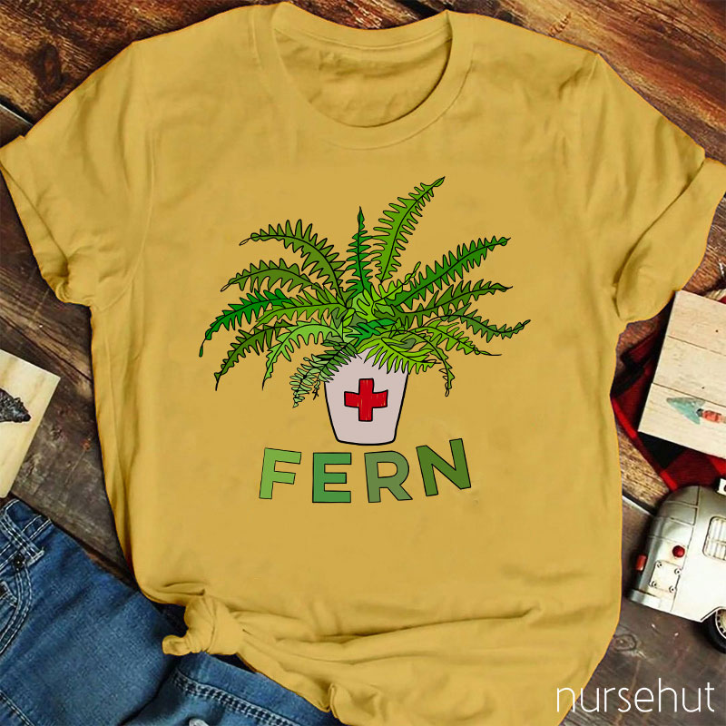 Fern Red Cross Nurse T-Shirt