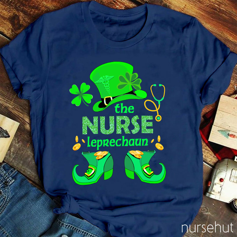 The Nurse Leprechaun Nurse T-Shirt