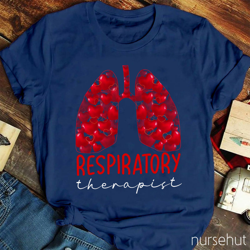 The Lung Full Of Sweethearts Respiratory Therapist Nurse T-Shirt