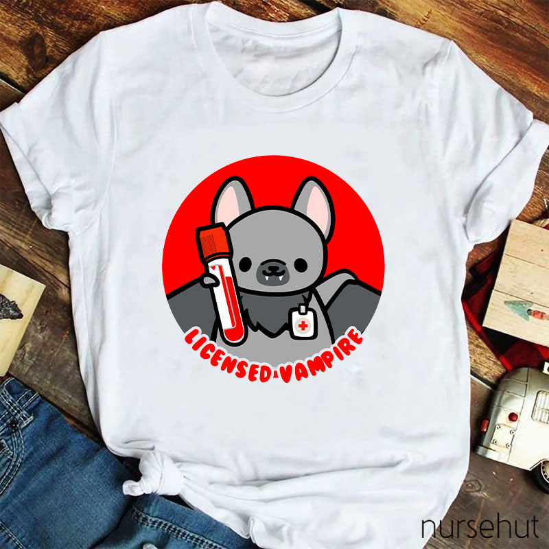 Licensed Vampire Nurse T-Shirt