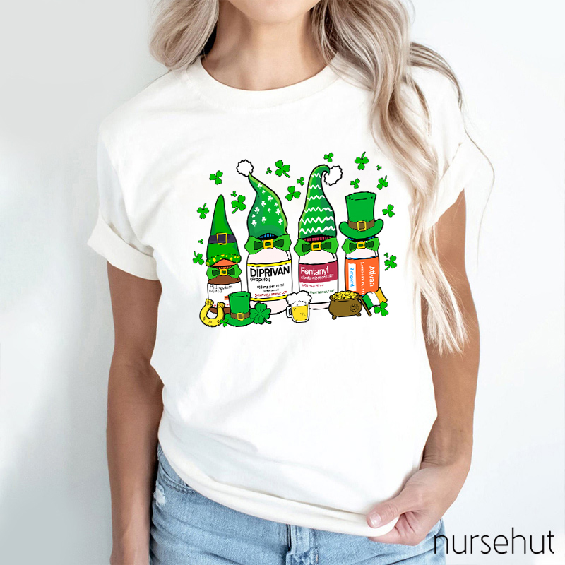 Happy St. Patrick's Day Nurse T-Shirt
