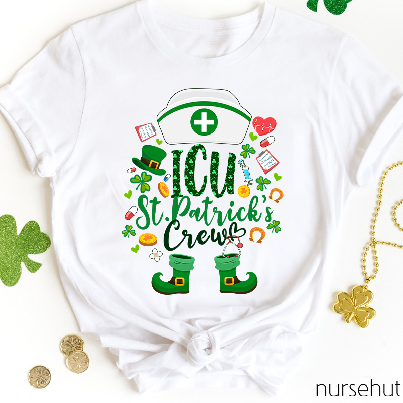 Personalized Department St. Patrick's Crew Nurse T-Shirt
