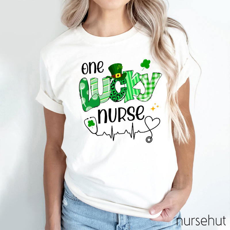 One Lucky Nurse St. Patrick's Day Nurse T-Shirt