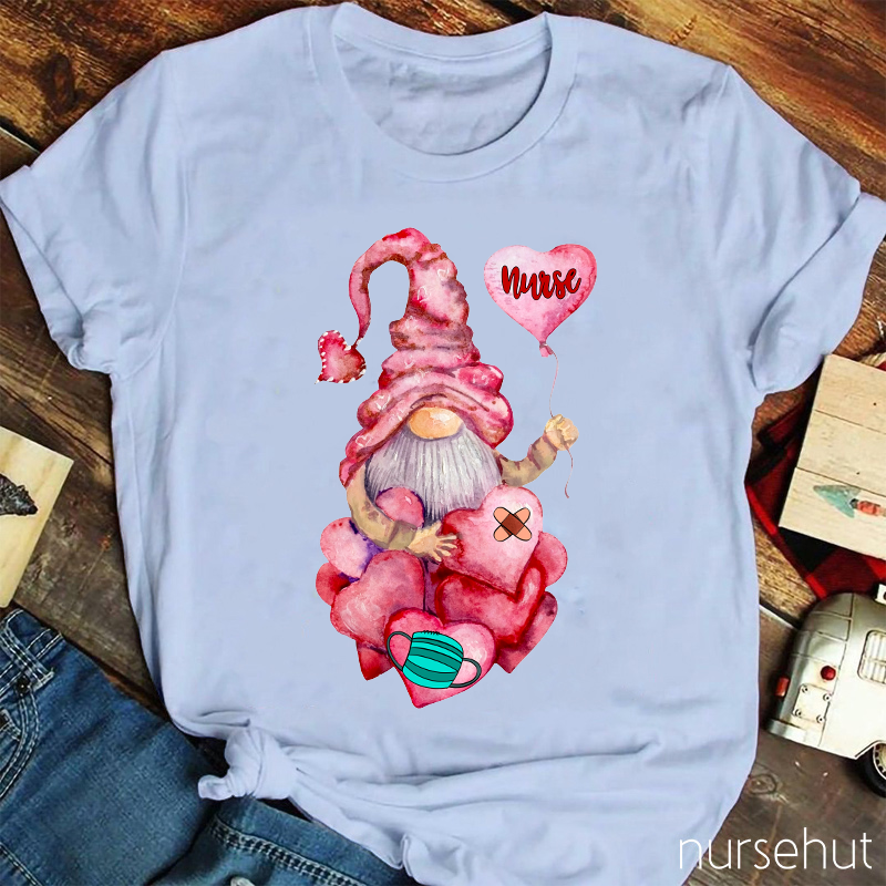 I'm Surrounded By Pink Heart Nurse T-Shirt