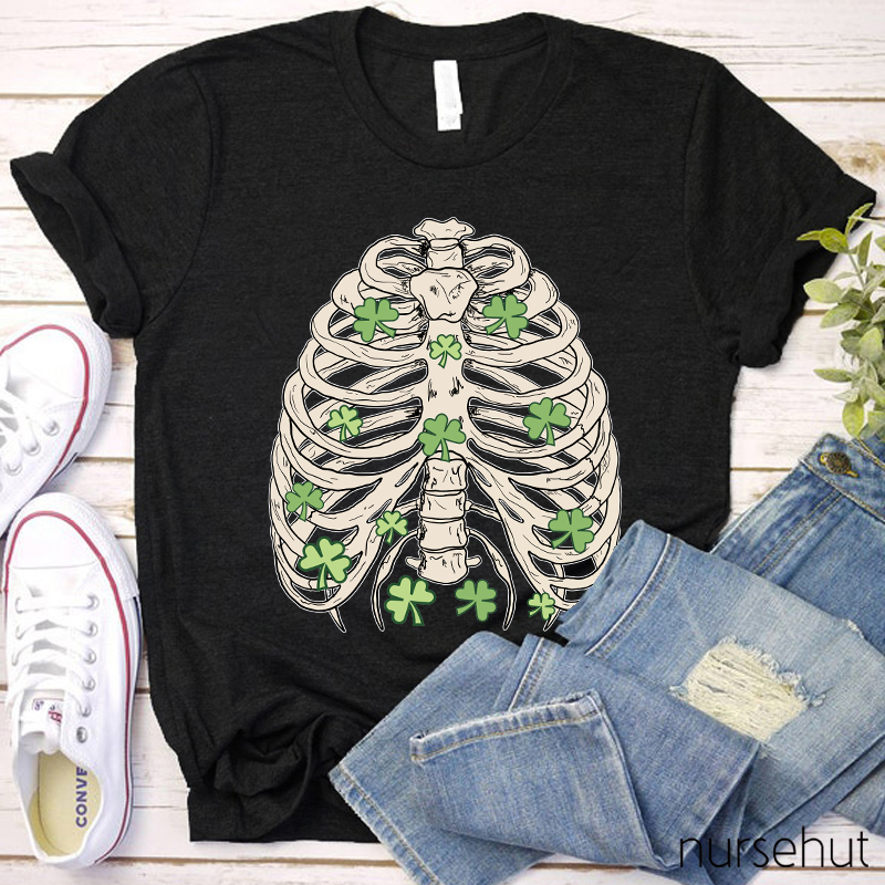 Clover And Ribs Nurse T-Shirt