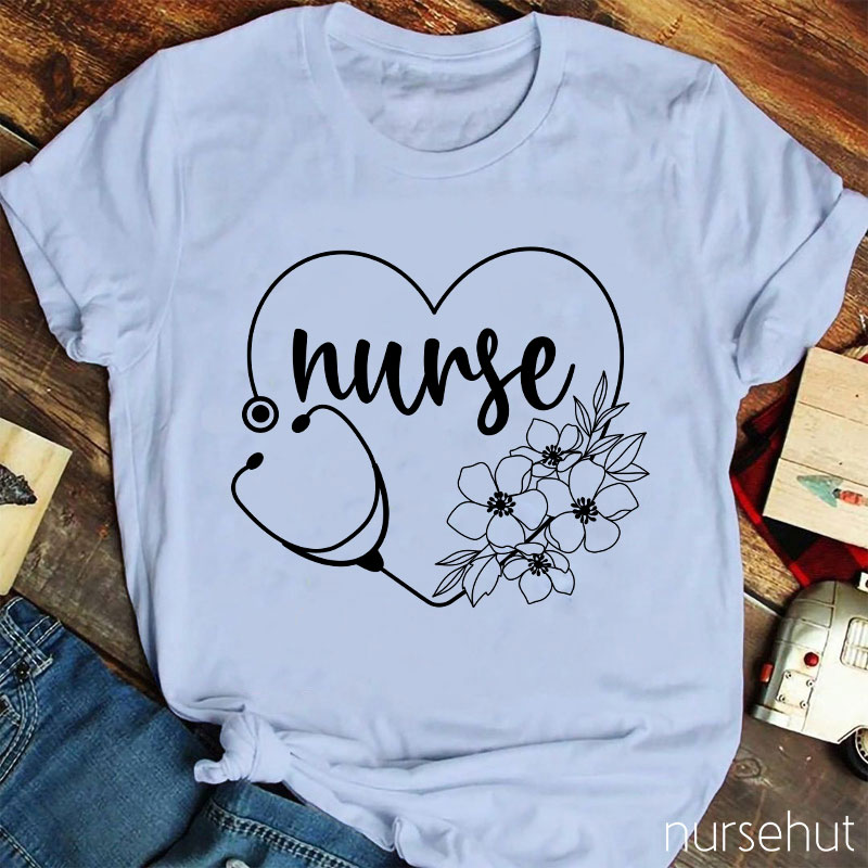 Nurse Stethoscope T-Shirt