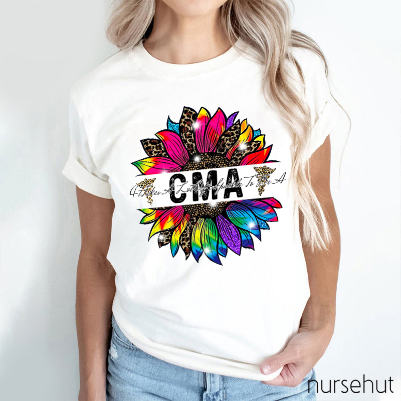 It Takes A Lot Of Sparkle To Be A CMA Nurse T-Shirt