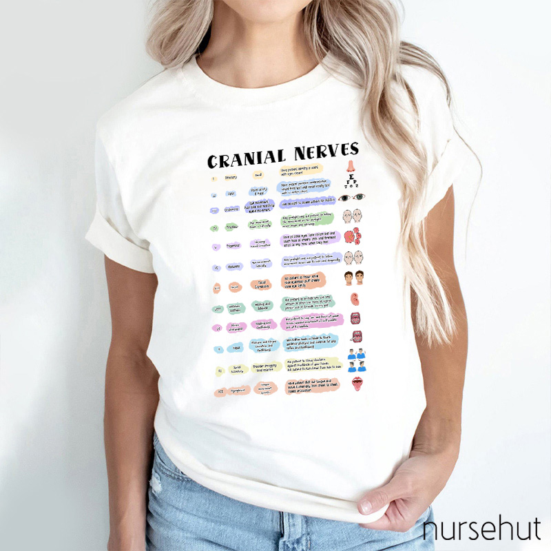 Cranial Nerves Nurse T-Shirt