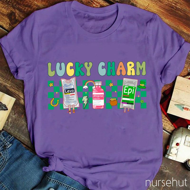 These Are My Lucky Charm Nurse T-Shirt