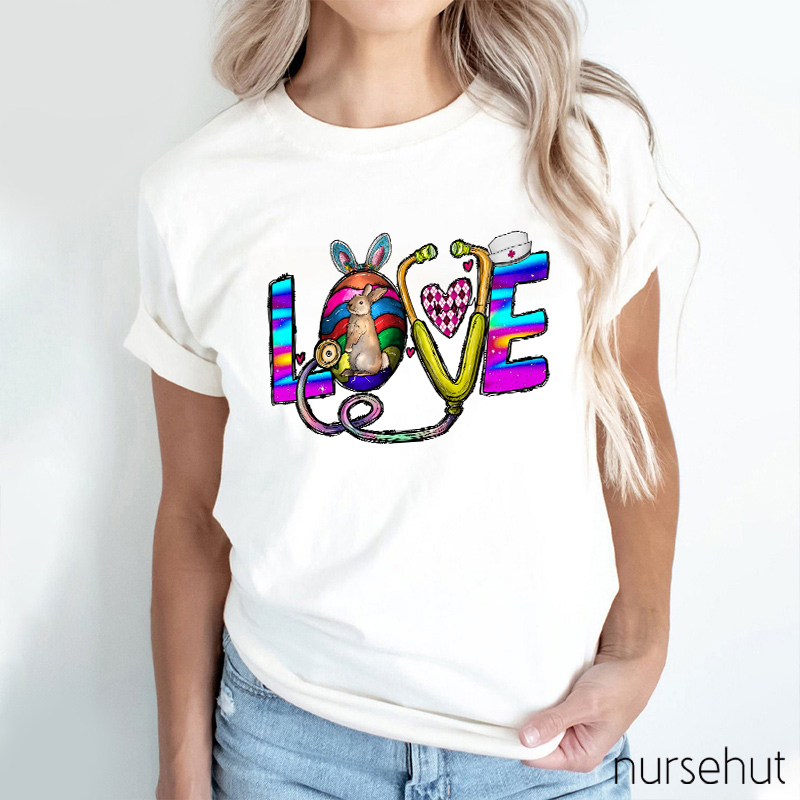 Easter Kangaroo In An Egg Nurse T-Shirt