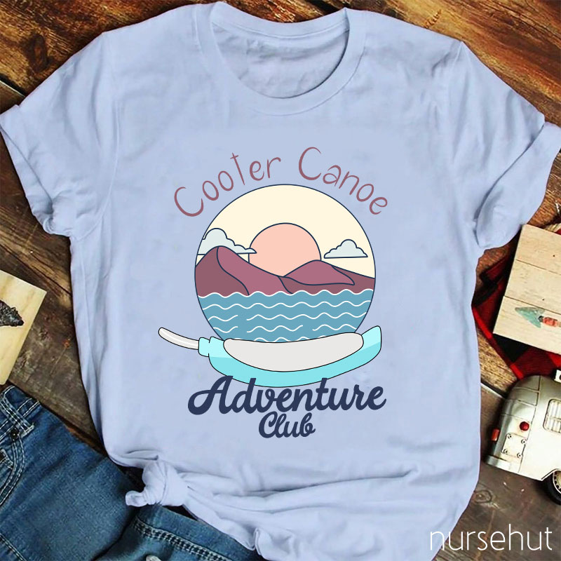 Cooter Canoe Adventure Club Nurse T-Shirt