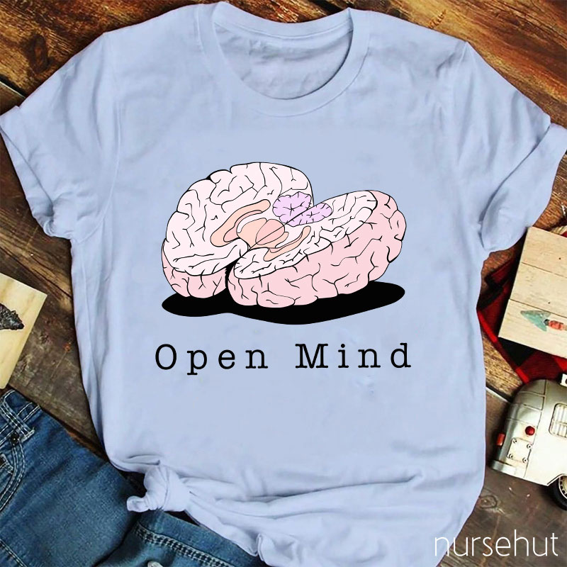Open Mind Brain Nurse T-Shirt