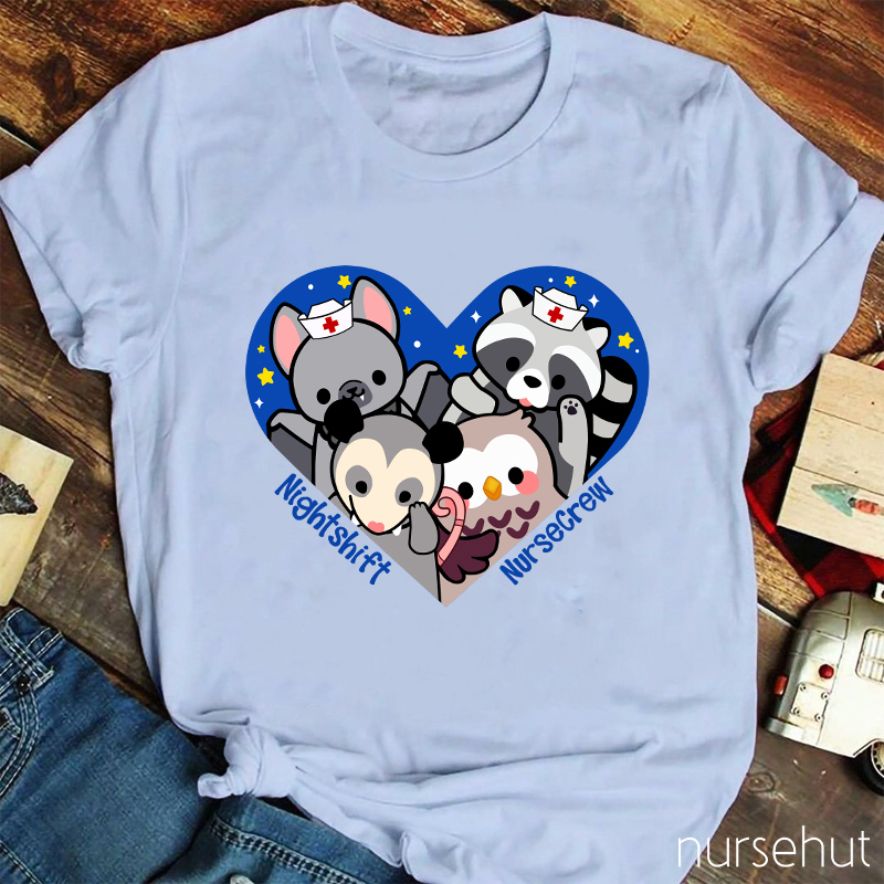 Nightshift Nursecrew Nurse T-Shirt