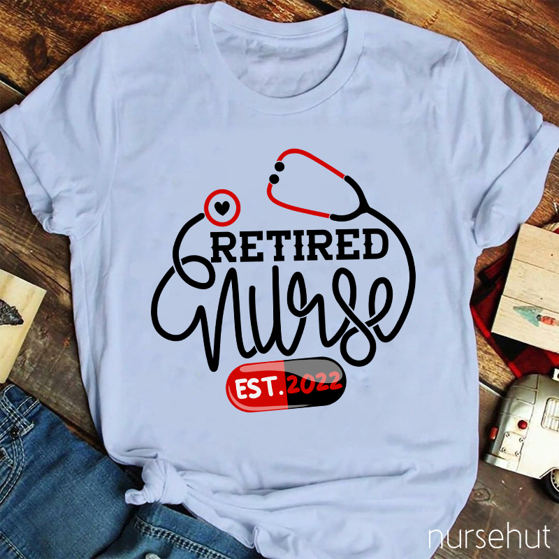 Retired Nurse EST 2022 Nurse T-Shirt