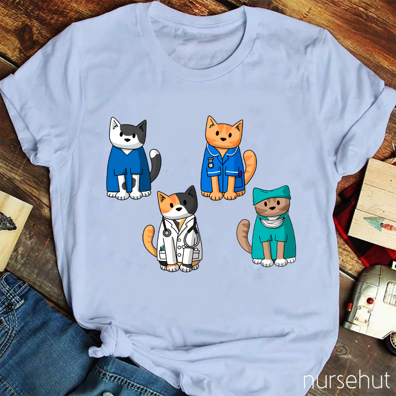Doctor Cat Will Treat You Nurse T-Shirt
