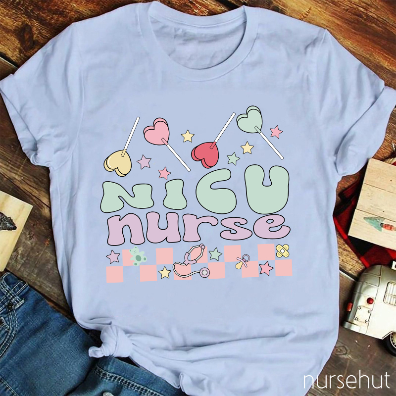Personalized Department Valentine Cute Nurse T-Shirt