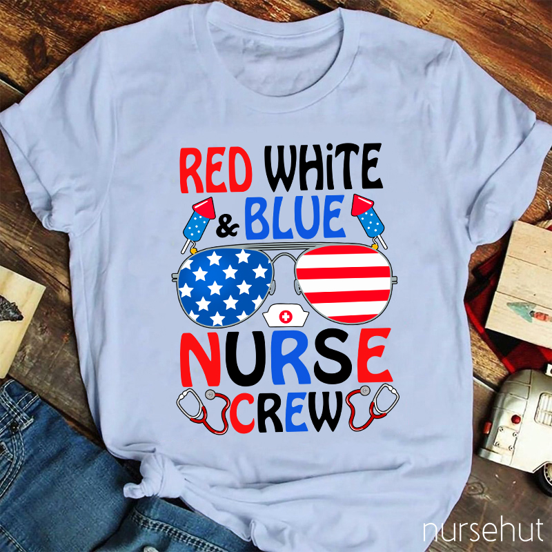 Red White Blue Nurse T-Shirt