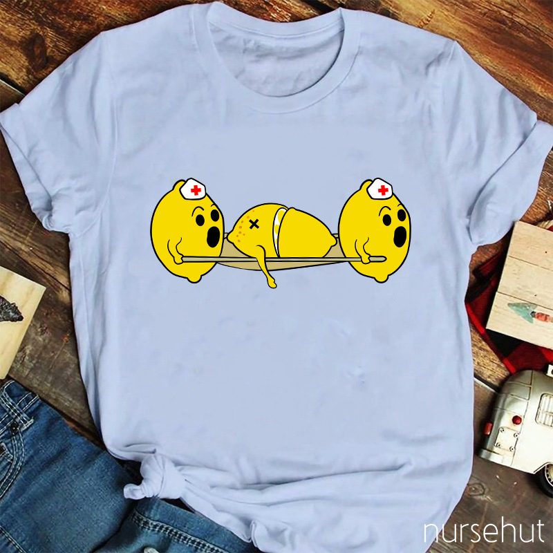 First Aid Lemon First Aid Nurse T-Shirt