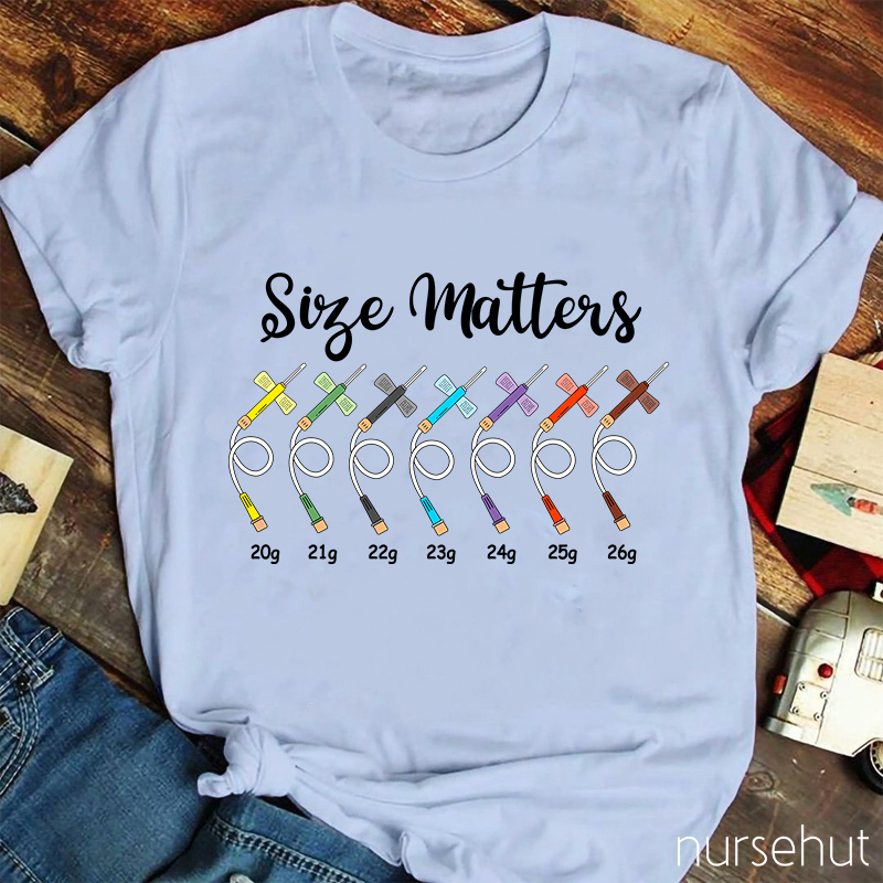 Colorful Blood Collection Needles Nurse T-Shirt