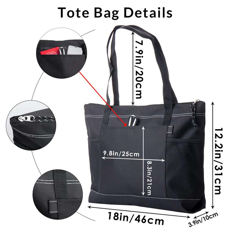 Personalized Stethoscope Nurse Zip Tote Bag