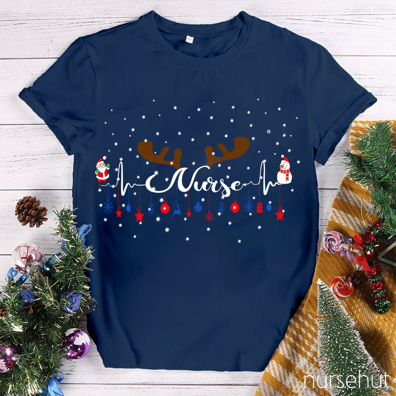 Hear The Sounds Of Christmas Nurse T-Shirt