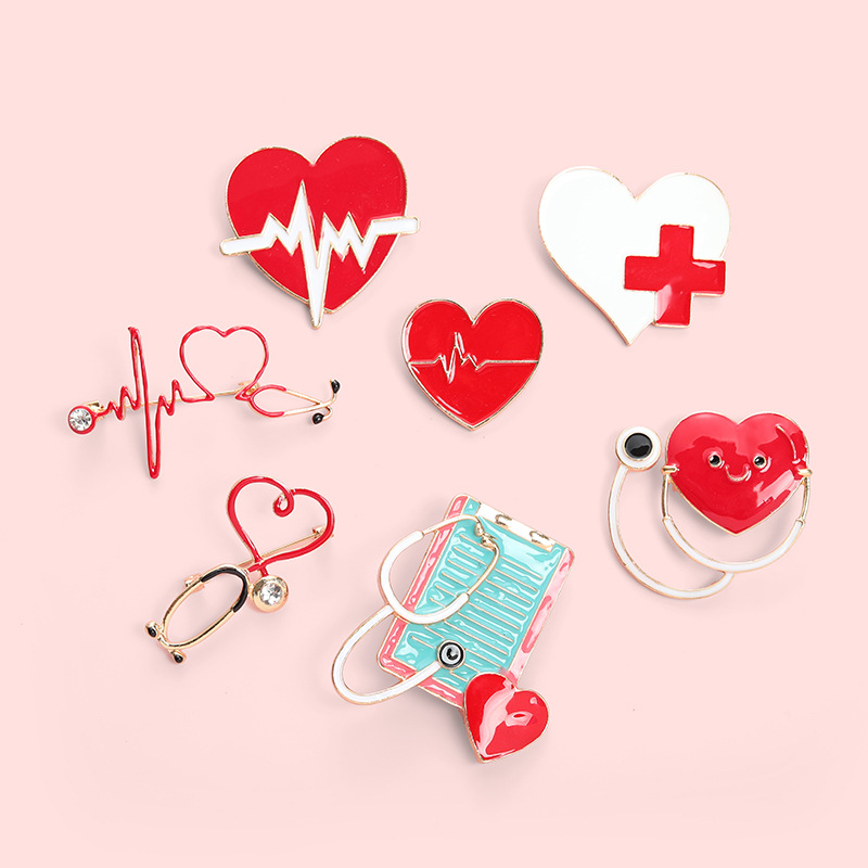 My Heart Was Attacked Series Pin Set