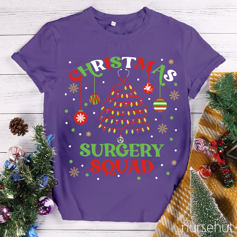 Christmas Surgery Squad Nurse T-Shirt