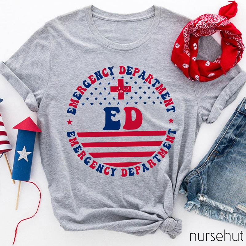 Flag ED Nurse T-Shirt