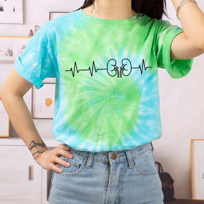 Kidney Nurse Tie-dye T-Shirt