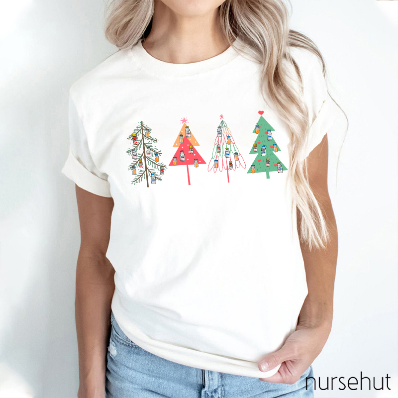 The lovely Christmas Tree Nurse T-Shirt