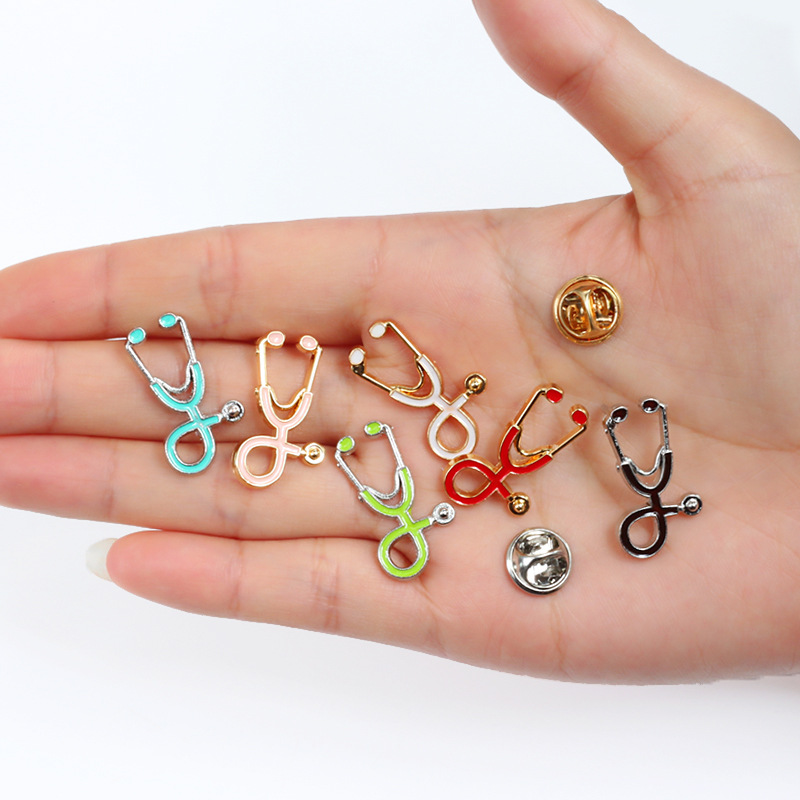Cute Little Stethoscope Nurse Series Pin Set